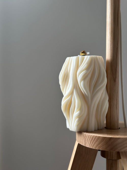 Bougie sculptée arbre de la féminité  - Studio Candela