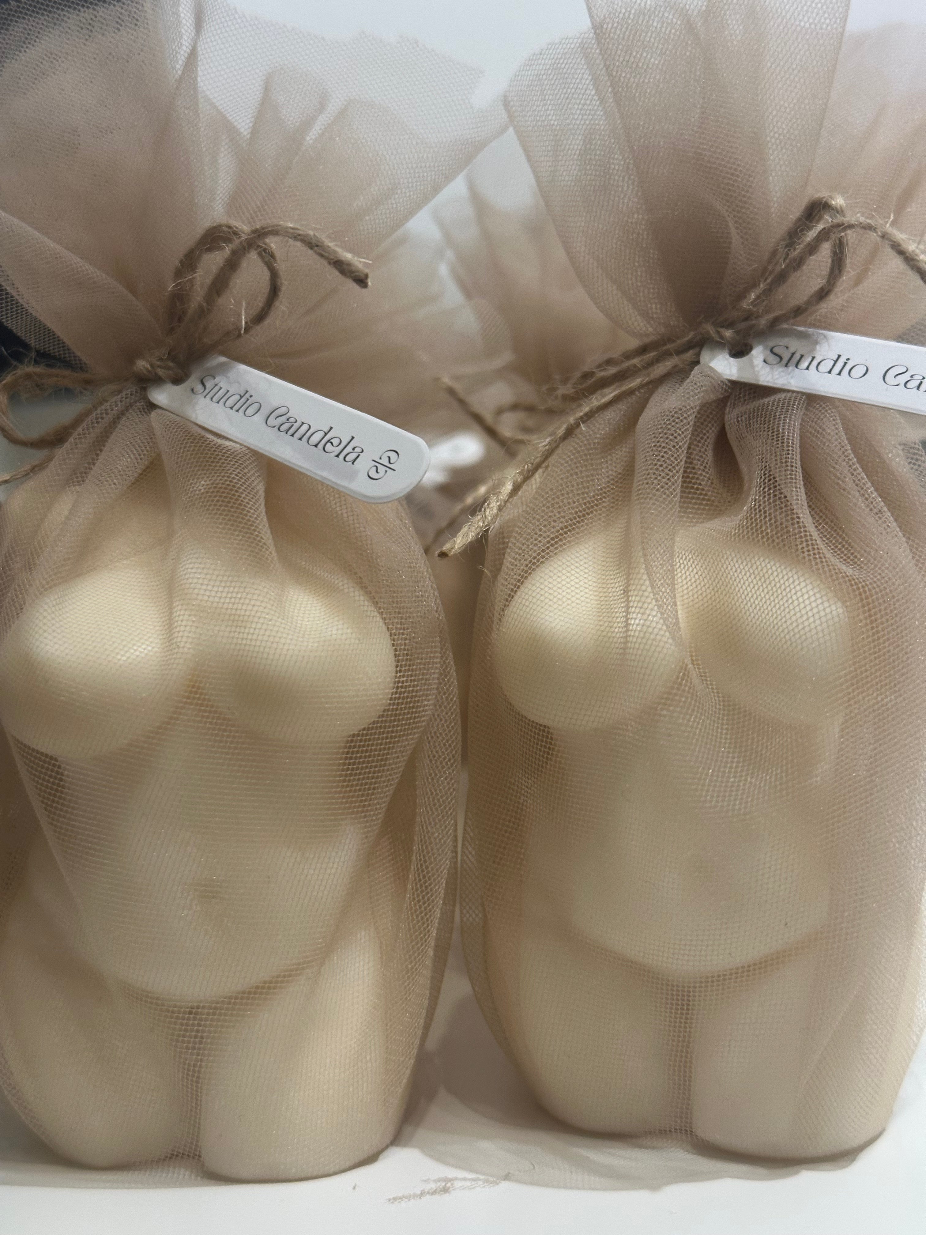 Bougie sculptée body corps de femme - Studio Candela