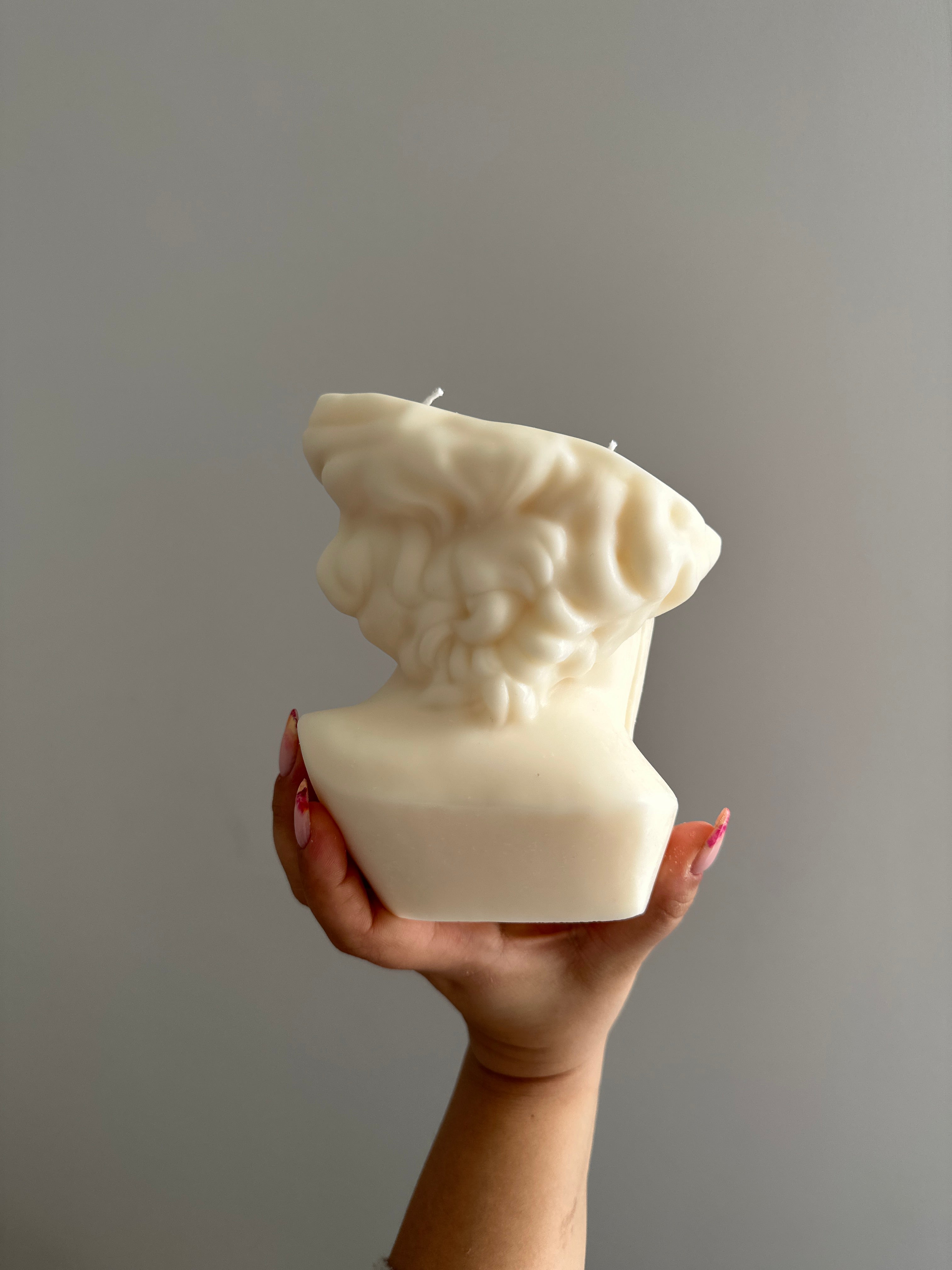 Bougie sculptée Mystérieux  - Studio Candela